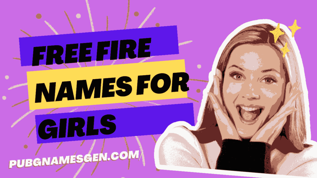 Free Fire Names for girls